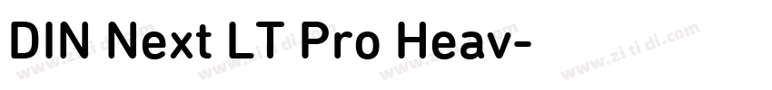 DIN Next LT Pro Heav字体转换